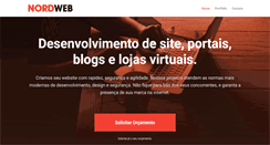 Desktop Screenshot of nordweb.com.br